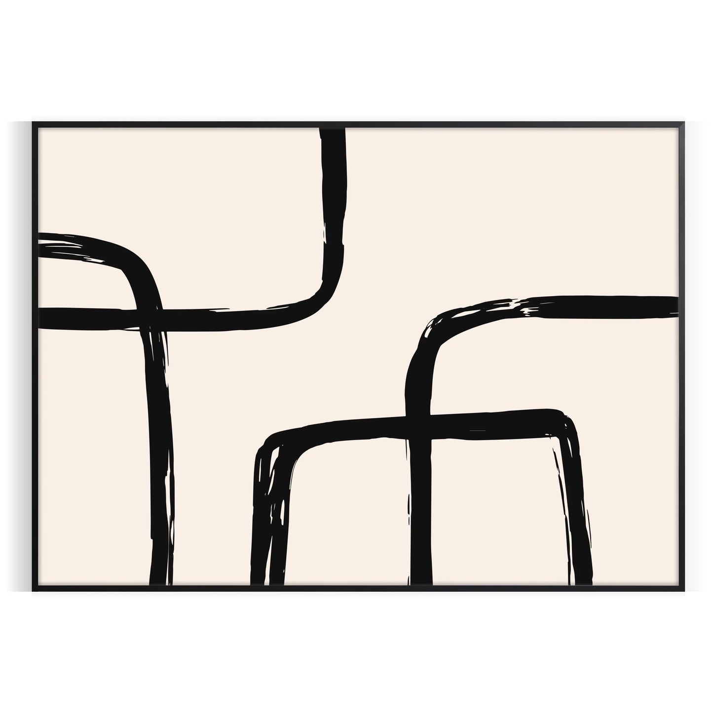 space stunning Large Boho Wall Art poster abstract bohemian designs elegant gray black tones artwork home unique gift version unframed option versatile display