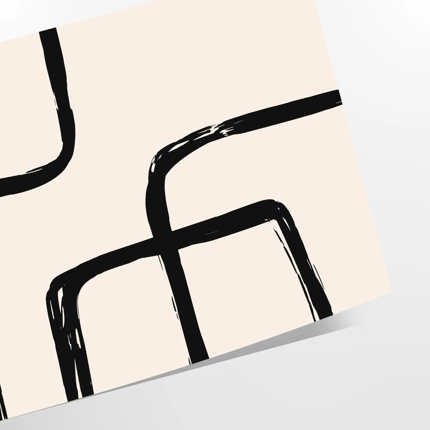 space stunning Large Boho Wall Art poster abstract bohemian designs elegant gray black tones artwork home unique gift version unframed option versatile display