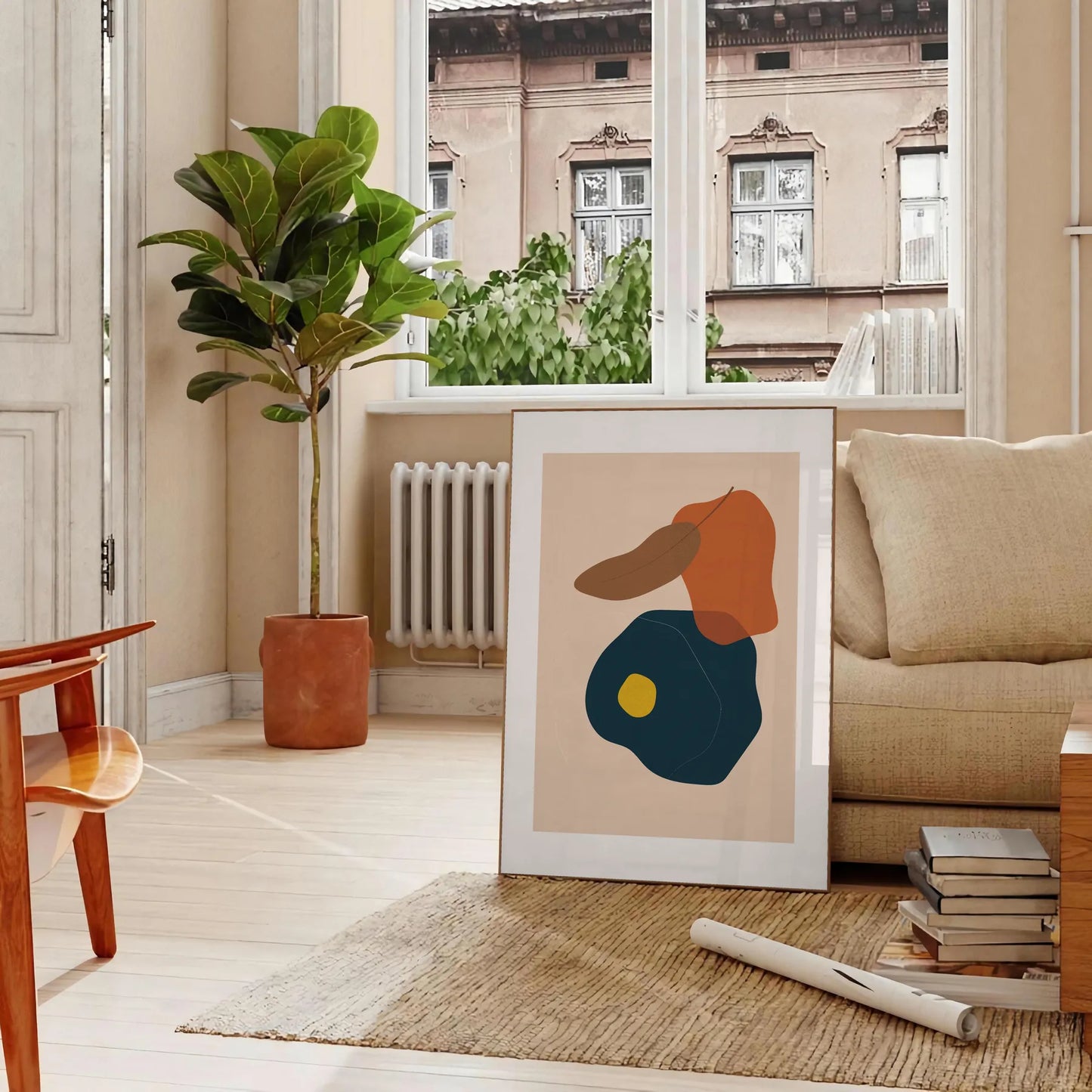 space captivating boho chic wall art bohemian abstract poster blends elegance artistic flair perfect standout print thoughtful gift ideal size A4 cm A0 touch magic decor