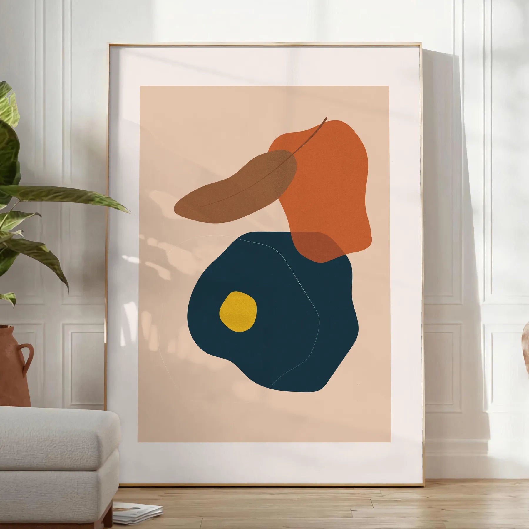 space captivating boho chic wall art bohemian abstract poster blends elegance artistic flair perfect standout print thoughtful gift ideal size A4 cm A0 touch magic decor