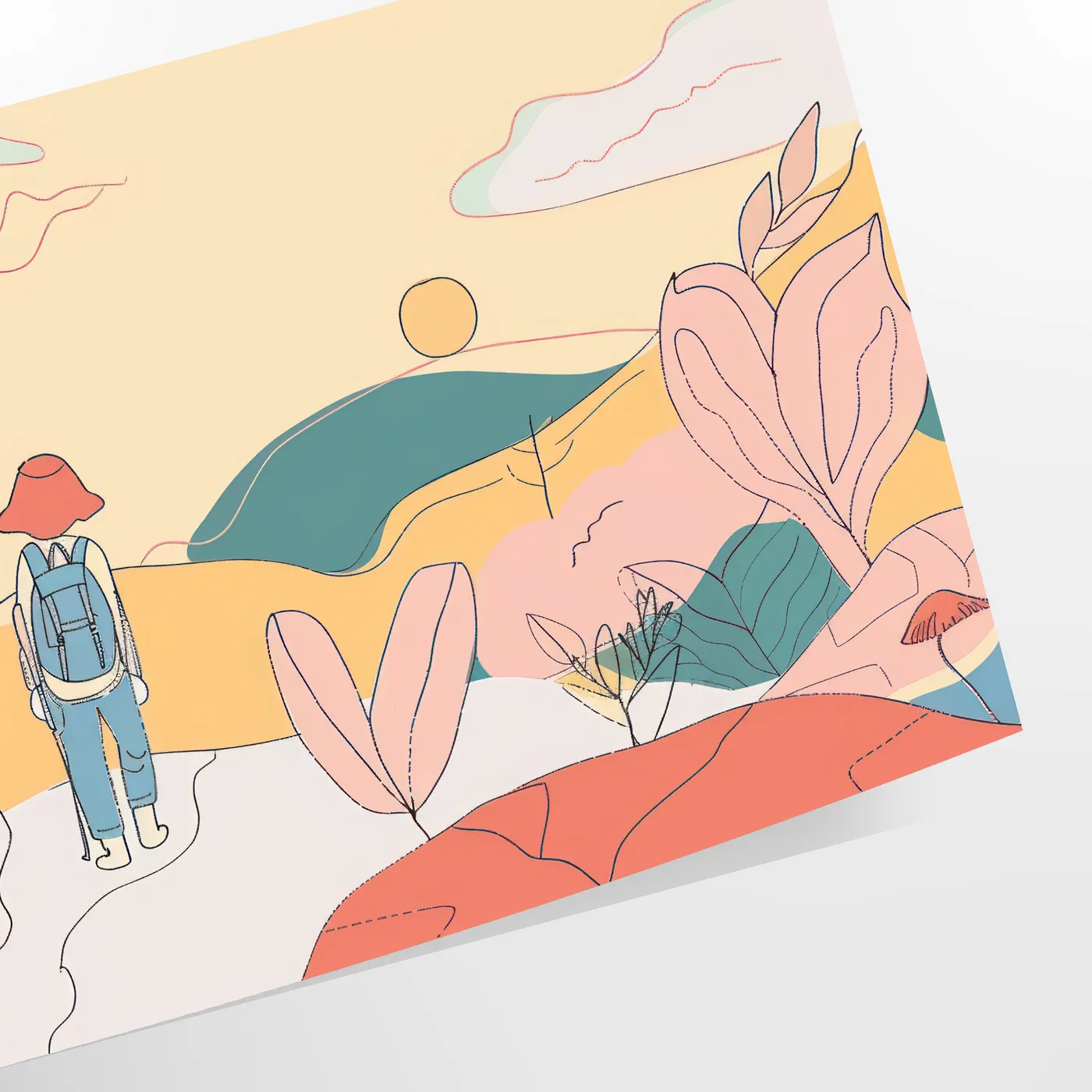 space vibrant Boho Abstract Wall Art Poster perfect blend colorful bohemian charm eye artwork ideal splash creativity gifting versatile sizes A4 cm A0