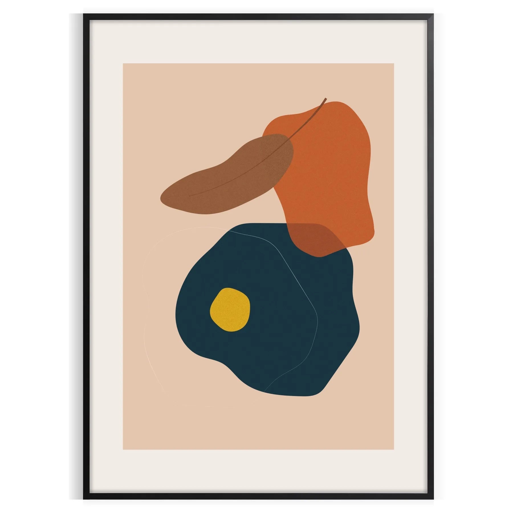 space captivating boho chic wall art bohemian abstract poster blends elegance artistic flair perfect standout print thoughtful gift ideal size A4 cm A0 touch magic decor