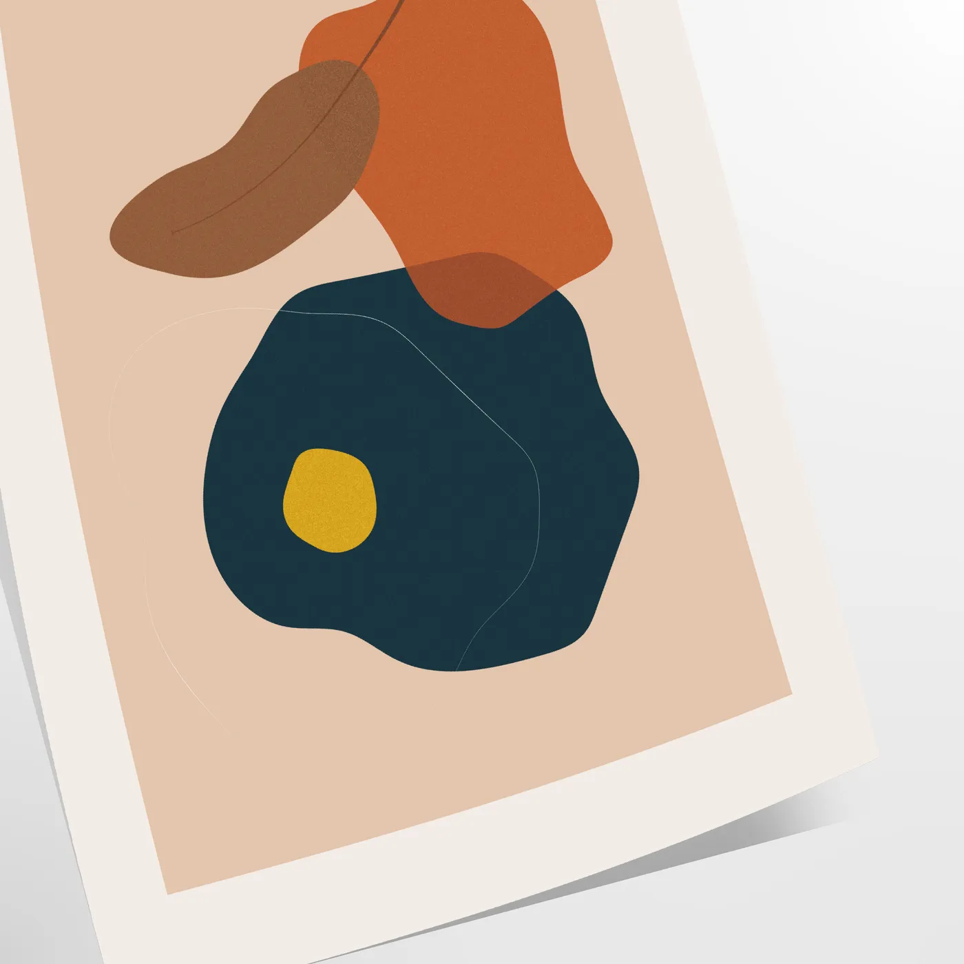 space captivating boho chic wall art bohemian abstract poster blends elegance artistic flair perfect standout print thoughtful gift ideal size A4 cm A0 touch magic decor